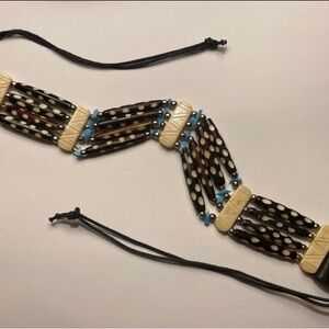 Authentic Native American 4 Line Choker
